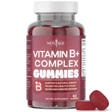 Gommes NEW AGE Complexe de vitamines B dans la bouteille, pratique et nutritives.