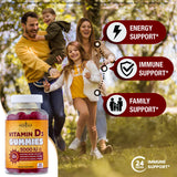 NEW AGE Gommes Vitamin D3 5000 UI – arôme fruits naturels pour une dégustation plaisante
