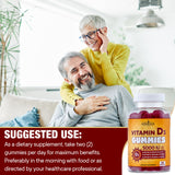 NEW AGE Gommes Vitamin D3 5000 UI – fabriqué aux Etats-Unis dans un laboratoire certifié