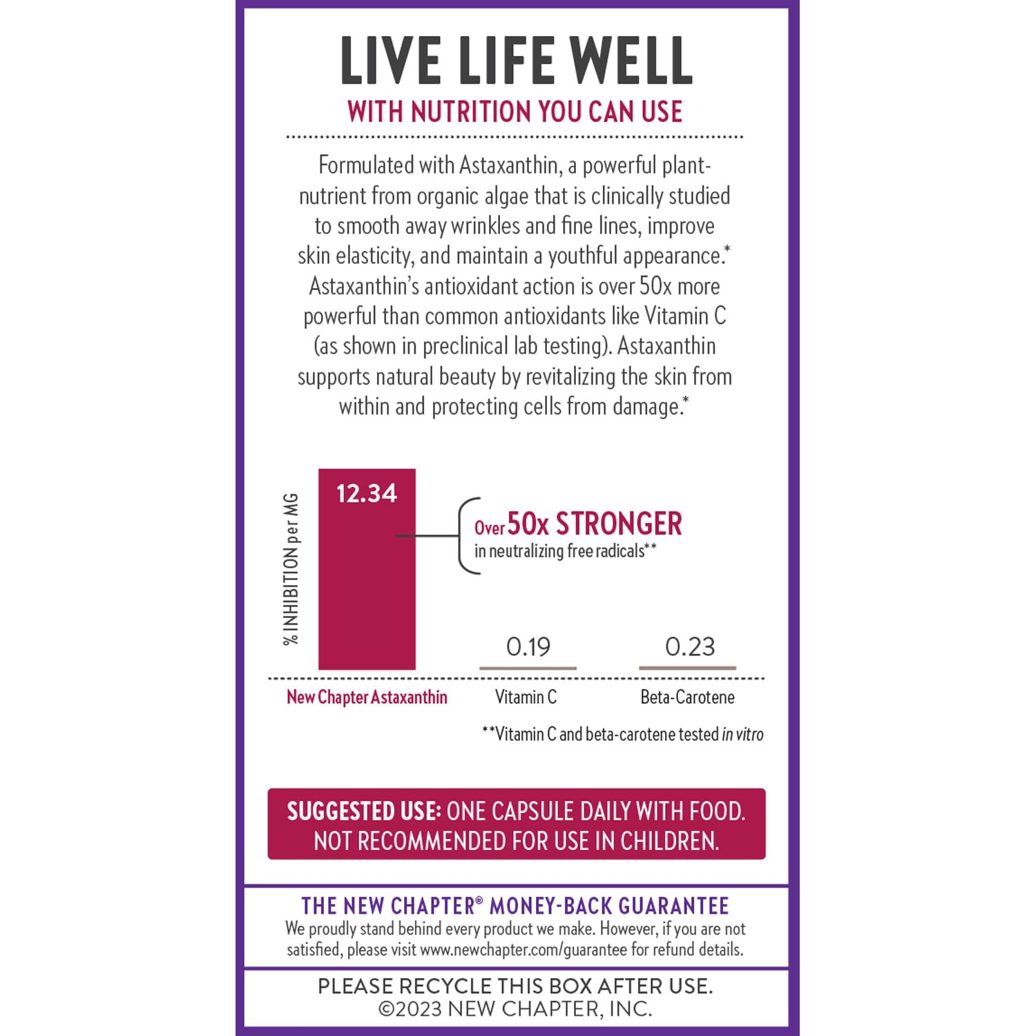 New Chapter Biotine avec superaliments pour énergie et digestion, support beauté.