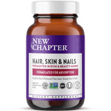 New Chapter Biotine fermentée dans une bouteille, soutien potentiel à la peau et aux cheveux.