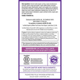 New Chapter certifications non-OGM sans gluten rassurant pour les choix diététiques.