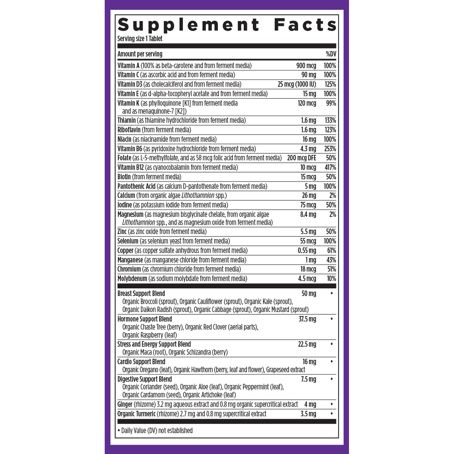 New Chapter Femmes 40+ – biotine pour cheveux sains et forts.
