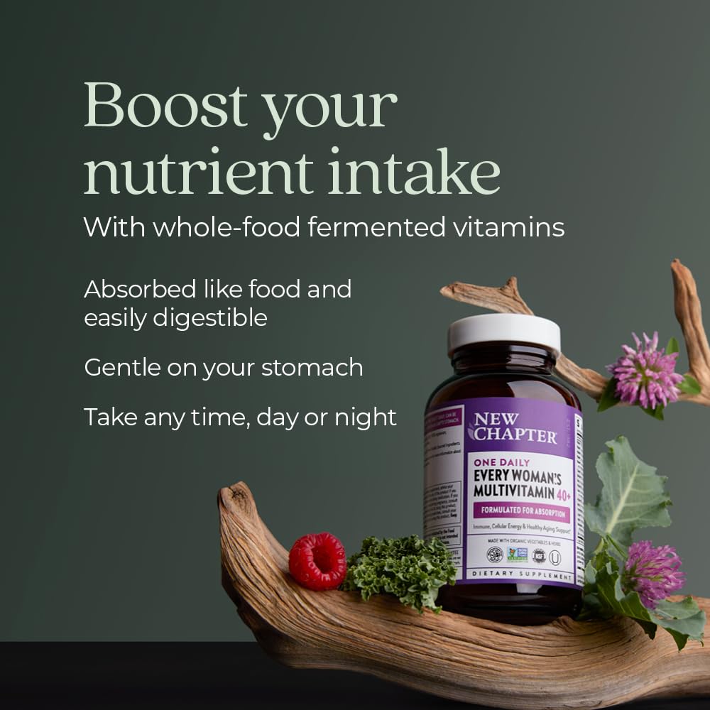 New Chapter Femmes 40+ – vitamine D3 au cœur du soutien osseux et immunitaire.