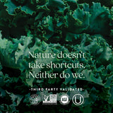 New Chapter label certifié organique—ingrédients purs et respectueux de l'environnement.
