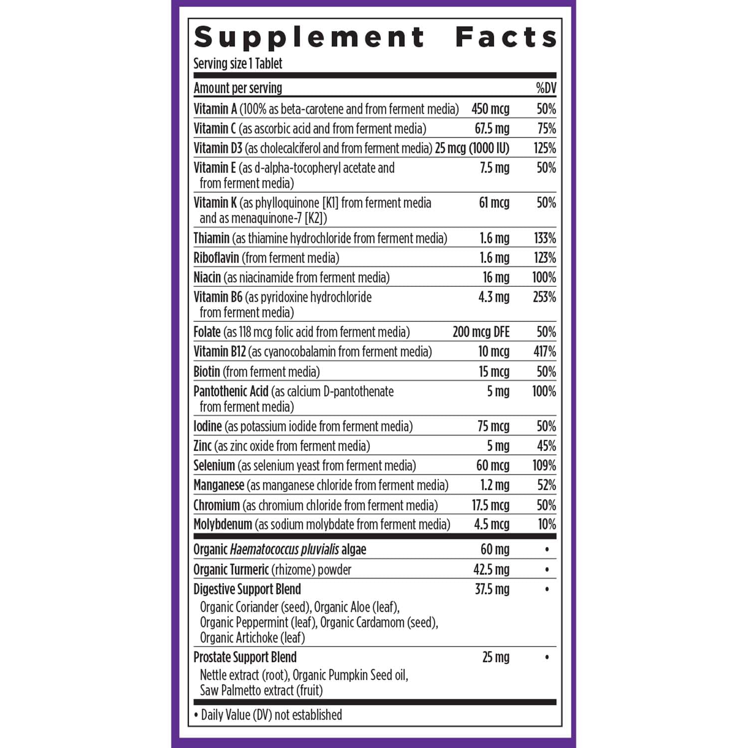 New Chapter Multivitamine 55+ énergie cellulaire et vitalité