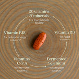 New Chapter Multivitamine 55+ ingrédients fermentés bien absorbés