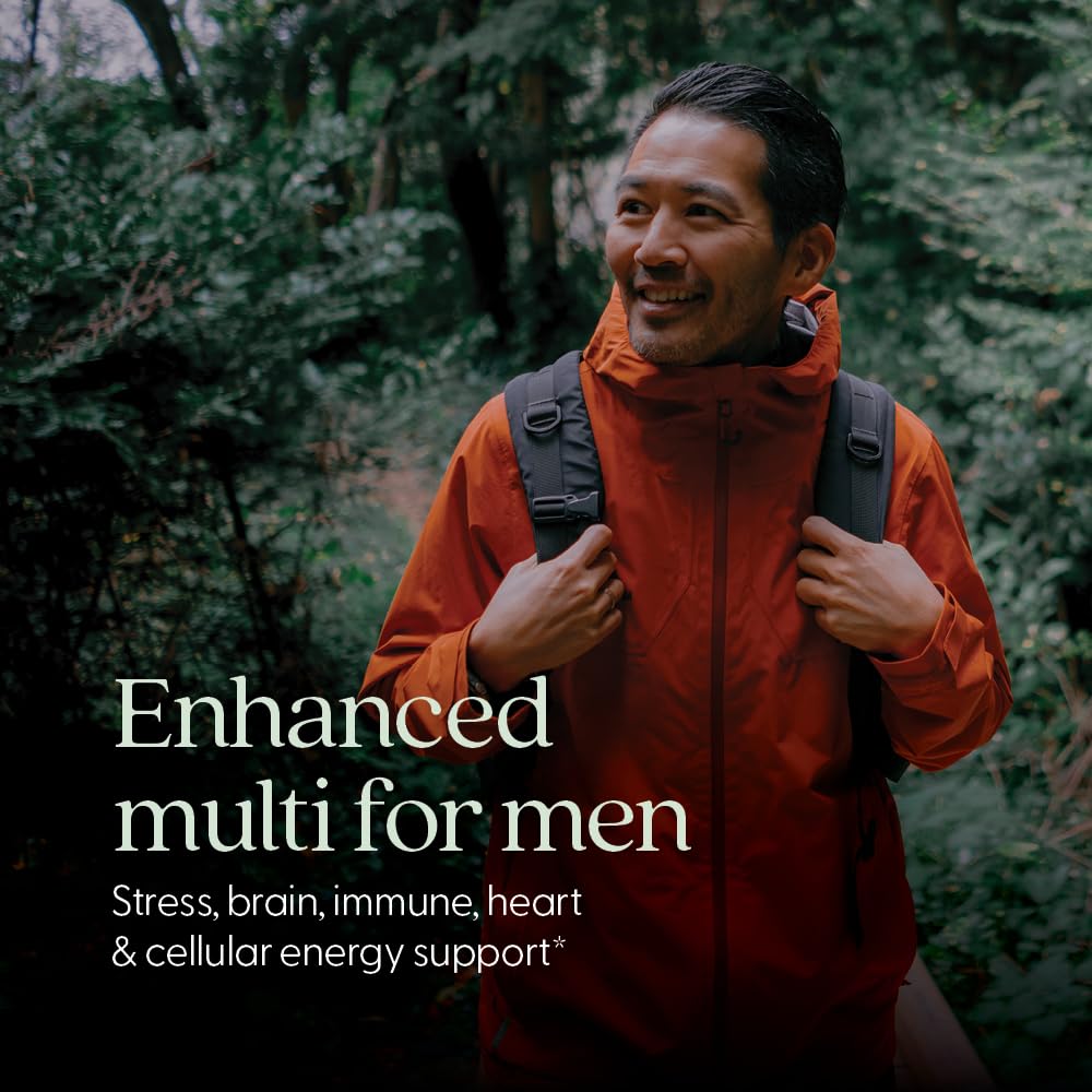New Chapter Multivitamine Homme Avancé – étiquette claire et ingrédients biologiques certifiés.