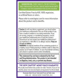 Étiquette Bio Certifiée sur l'emballage du Perfect Prenatal de New Chapter