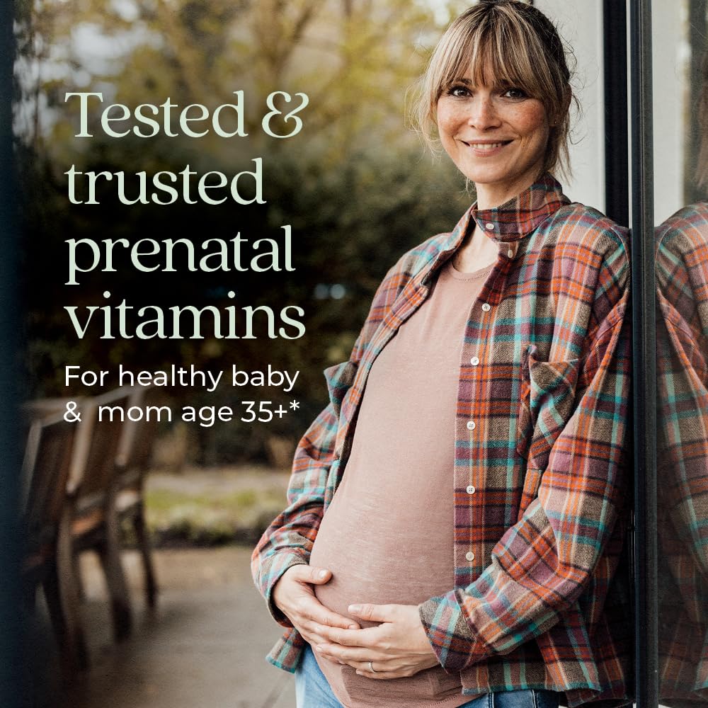 New Chapter Prénatal 35+ – tablettes ouvertes, nutriments fermentés pour absorption efficace