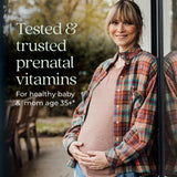 New Chapter Prénatal 35+ – tablettes ouvertes, nutriments fermentés pour absorption efficace