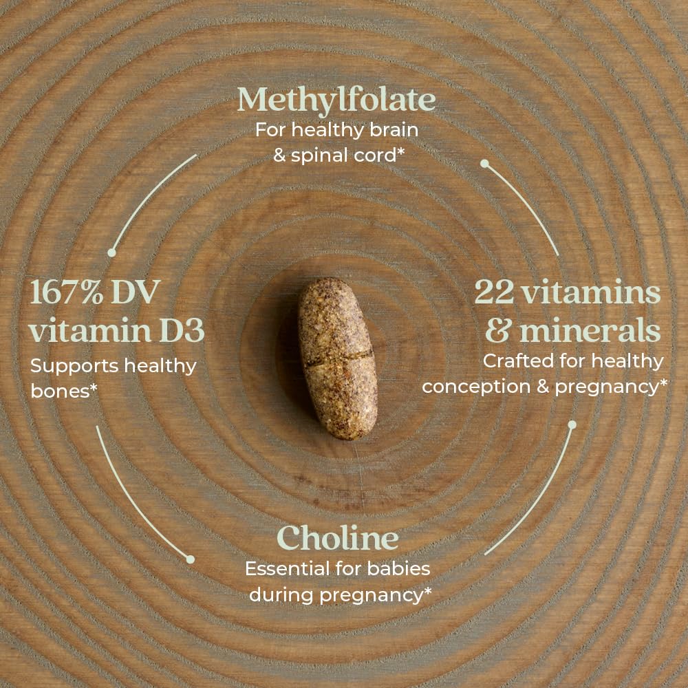New Chapter Prenatal – dose de gingembre pour le confort digestif et les nausées possibles.