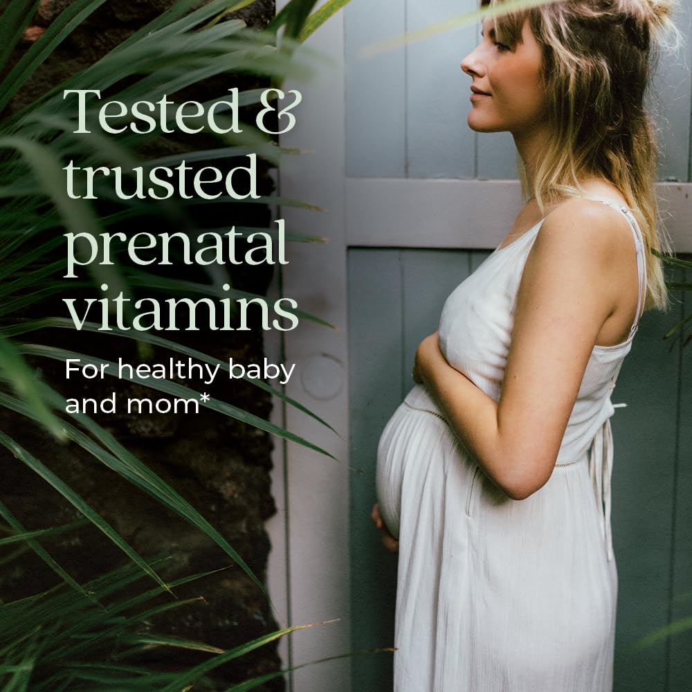 New Chapter Prenatal – ingrédients fermentés visibles favorisant une digestion douce potentielle.