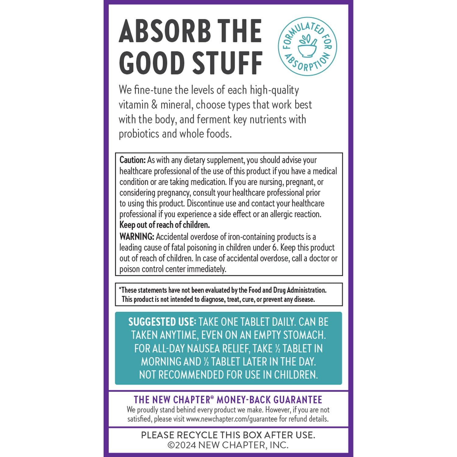 New Chapter Prenatal – certifié kasher et sans gluten pour un choix conforme.