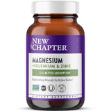 New Chapter tablettes mg-se-zn, soutien musculaire et récupération après l’effort.
