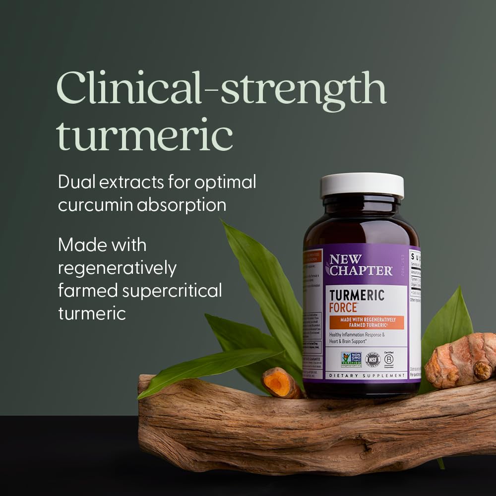 New Chapter Turmeric One Daily — prise du matin, routine bien-être simplifiée.