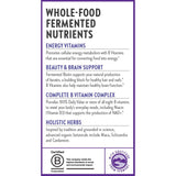 New Chapter vitamine B fermentée – étiquette biologique et sans gluten, certification