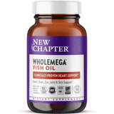 New Chapter Wholemega, bouteille huile de saumon sauvage pour Omega-3 potentiels et D3