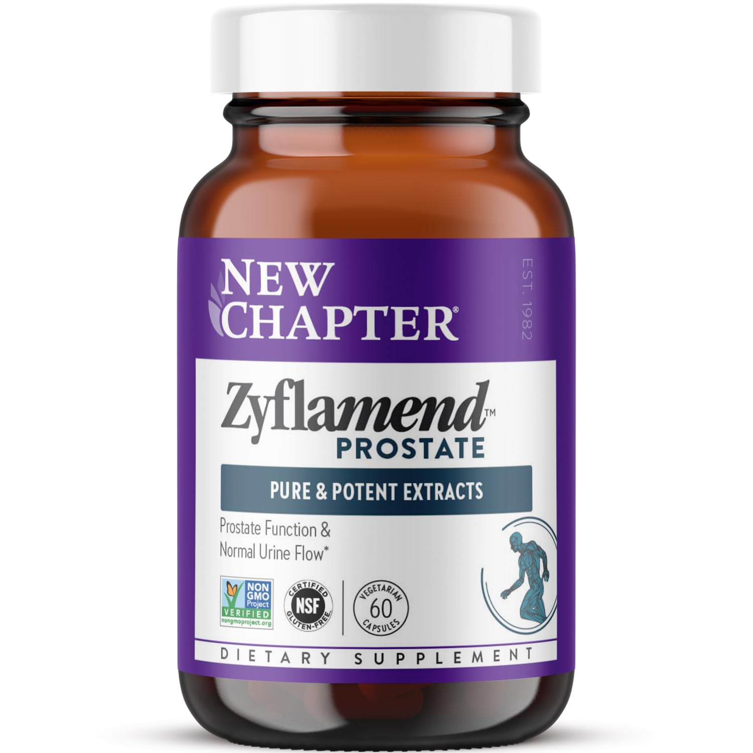Nouvelle Chapter Zyflamend Prostate: bouteille, soutien potentiel à la prostate et à la fonction urinaire.