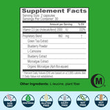 New Earth Renew: ingrédients algue-microalgae riches en nutriments bénéfiques.