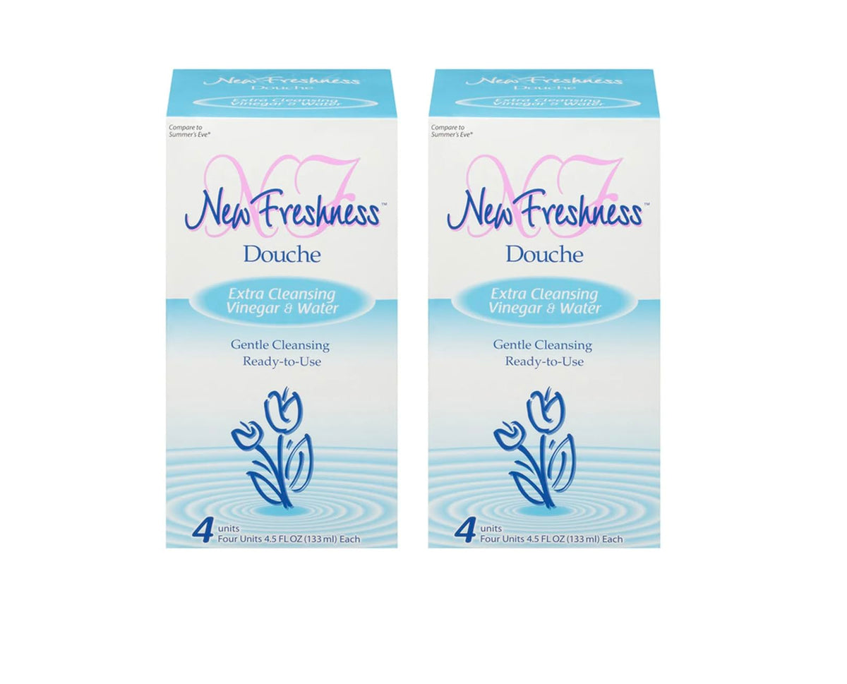 New Freshness Douche: bouteille au parfum léger vinaigre et eau, hygiène quotidienne en douceur