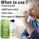 New Miuz rouleau menthol migraine – applicateur sans fuite pratique en déplacement