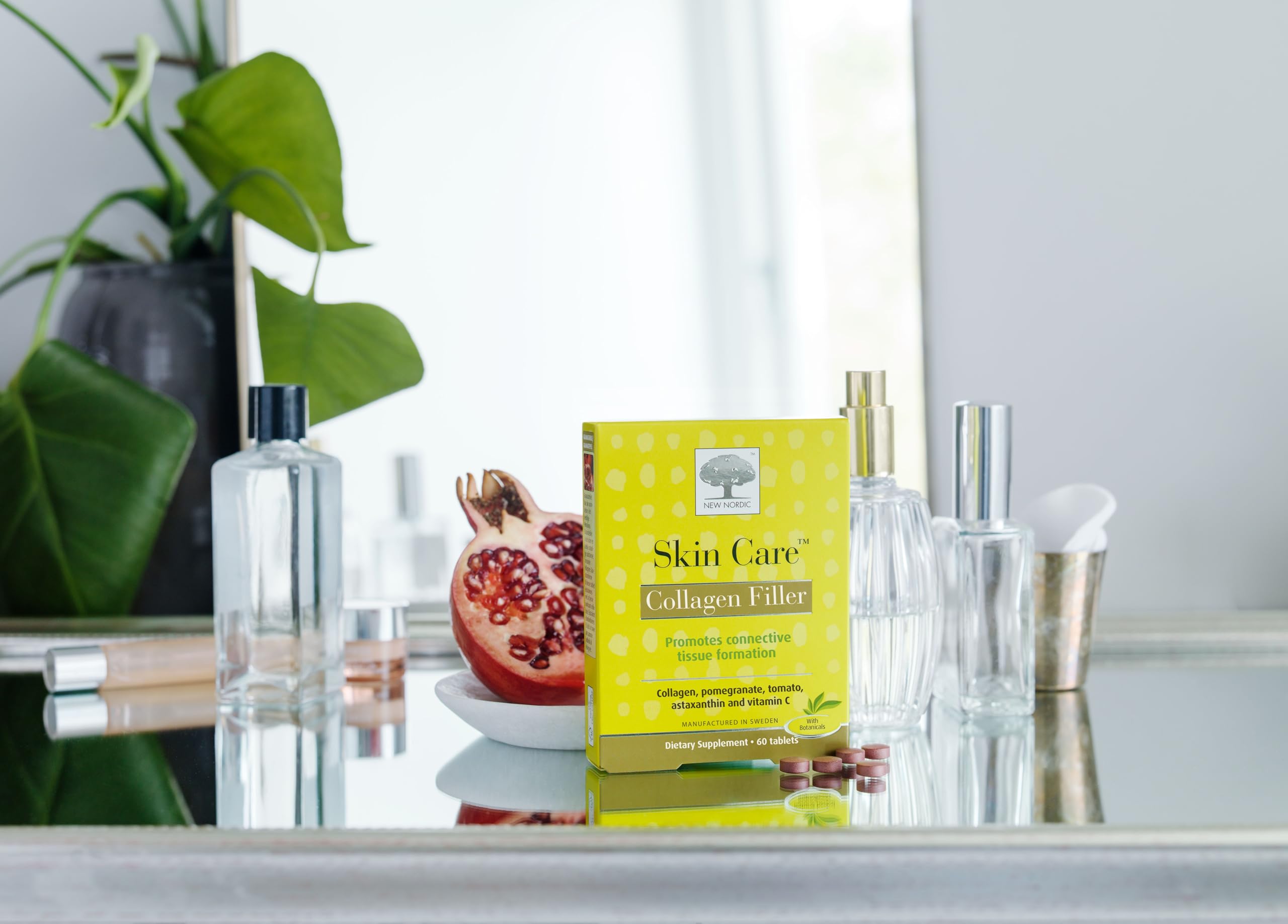 NEW NORDIC Collagen Filler, extraits naturels et antioxydants pour la routine beauté.