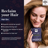 NEW NORDIC Hair GRO - capsules: complément quotidien pour nourrir les follicules naturellement.