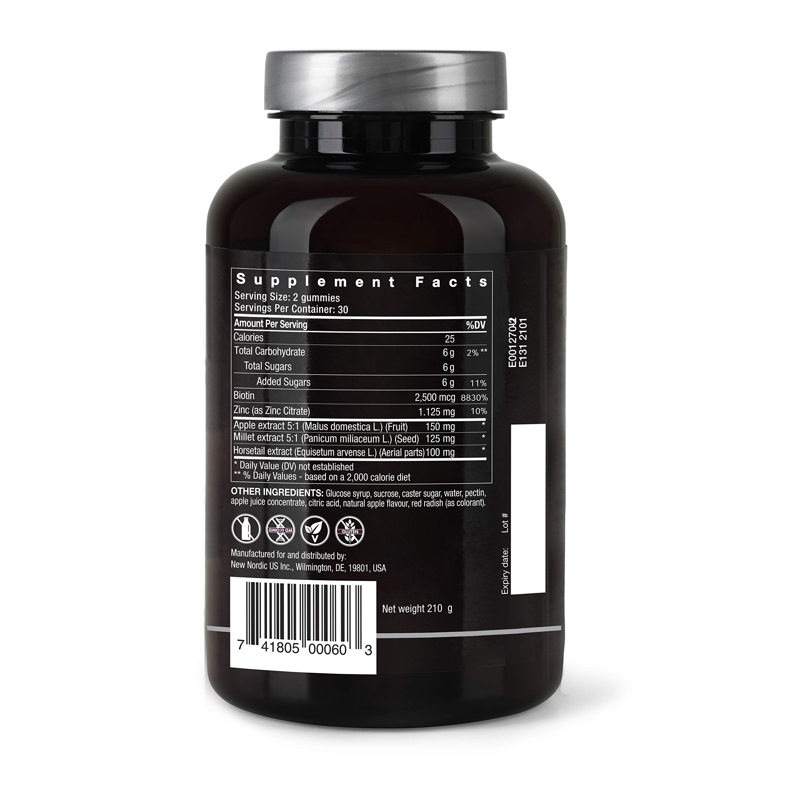 NEW NORDIC Hair Volume Gummies – produit vegan et respectueux de l’environnement