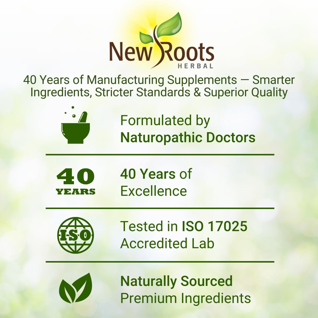 NEW ROOTS HERBAL – présentation claire du produit pour votre routine santé.