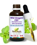 NEW ROOTS HERBAL Huile d'origan sauvage C93 – bouteille compacte et pure pour routine naturelle.