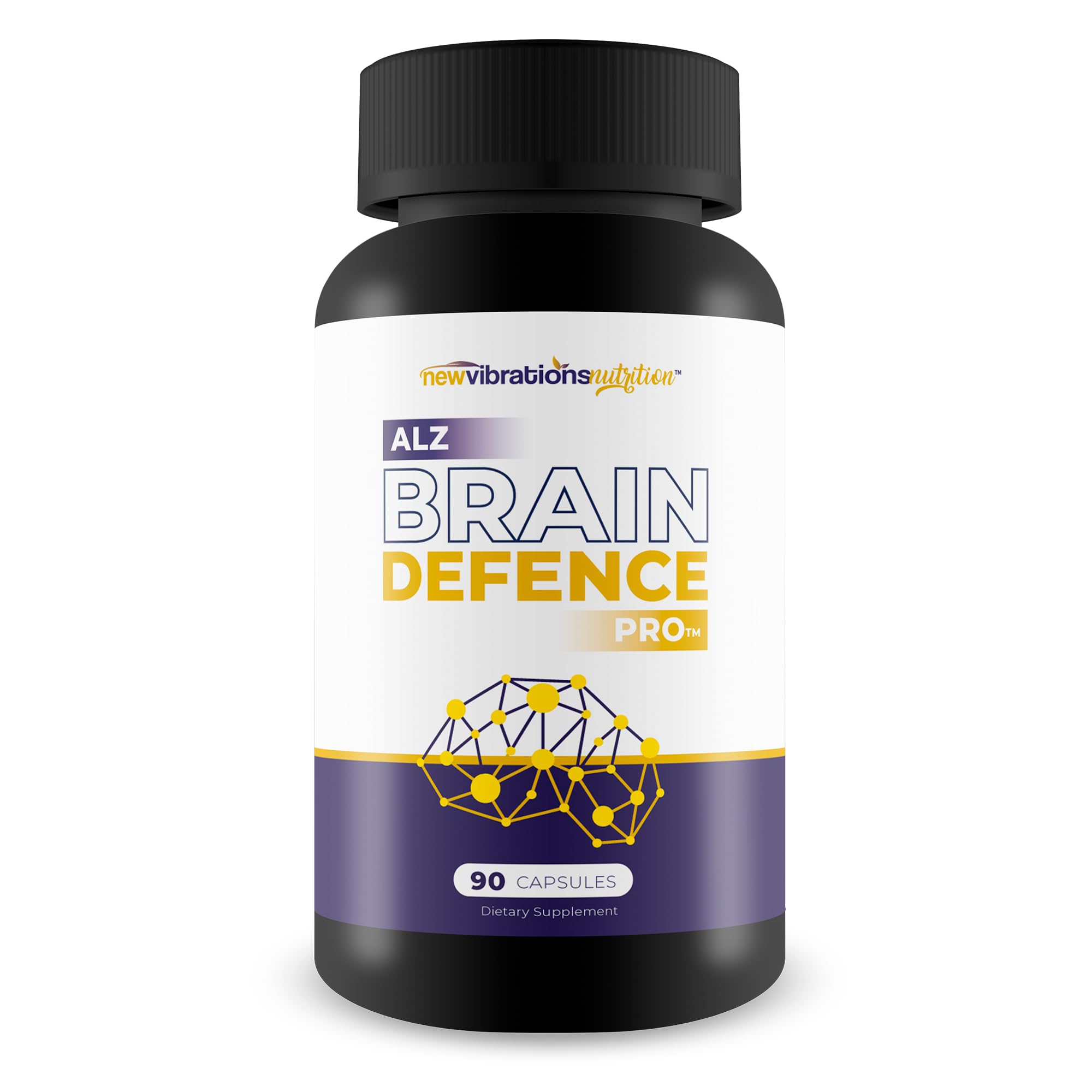 New Vibrations Brain Defence Pro - bouteille élégante soutient mémoire au quotidien