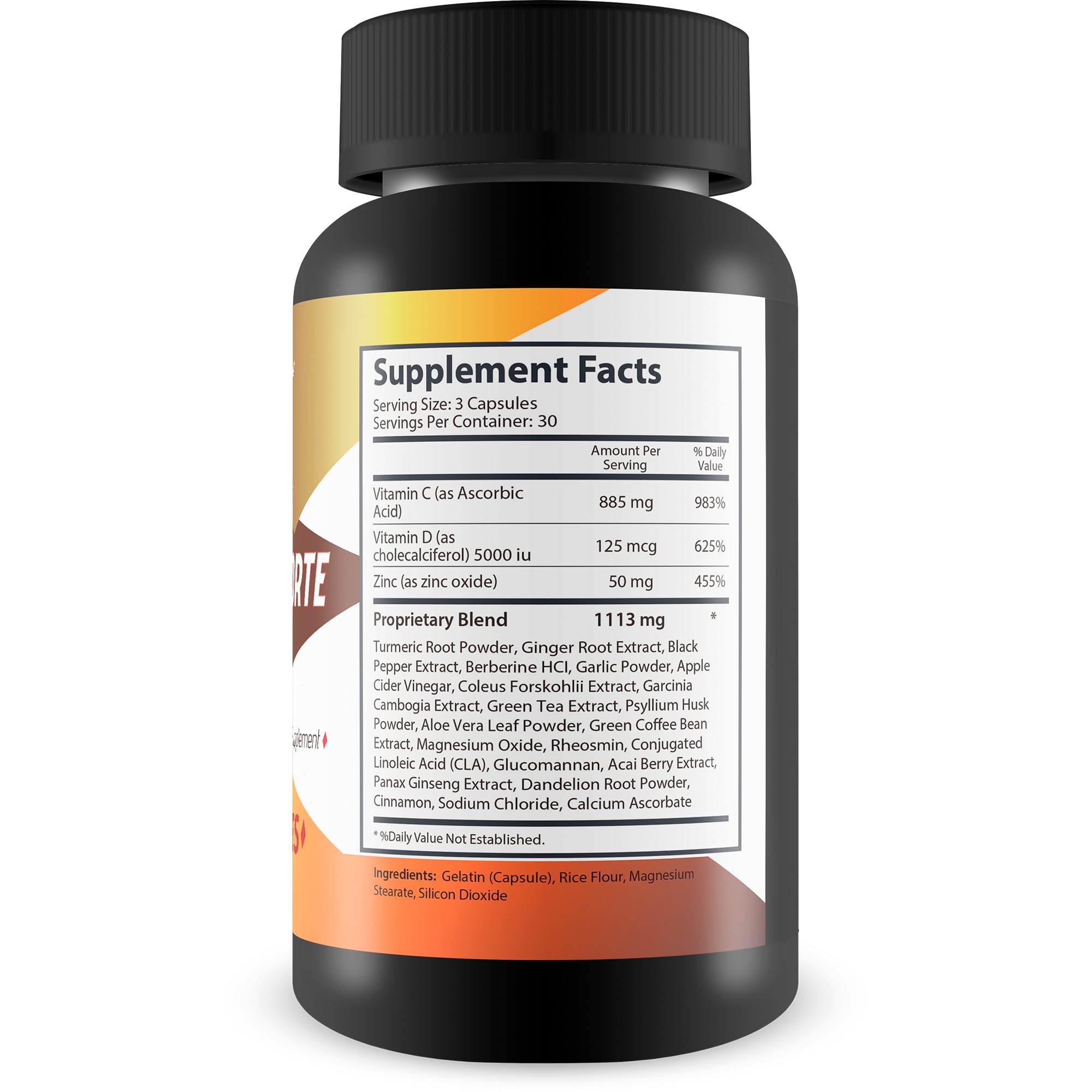 New Vibrations Nutrition Curcuma Forte Pro Max — Gélules faciles à avaler pour votre routine.