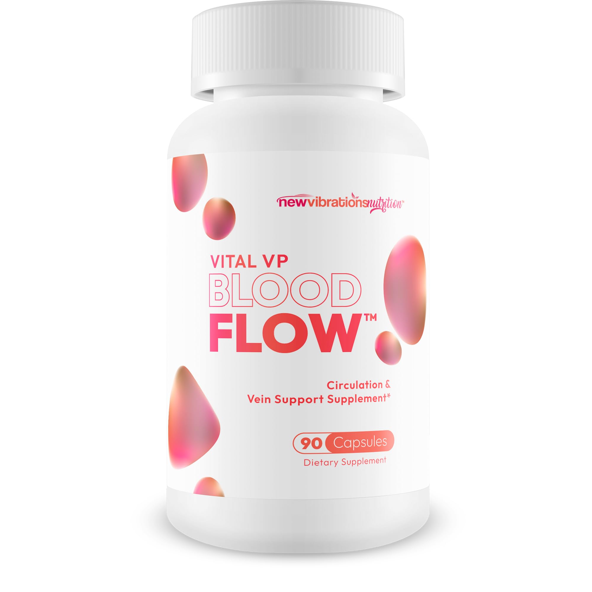 Vital VP par New Vibrations Nutrition – Bouteille prête à soutenir la circulation.