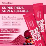 NEWELLME Balance poudre betterave rouge naturel, couleur vive pour pâtisserie