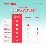 NEWELLME Happy Cleaner sachets baies, saveur fraîche et facile à intégrer