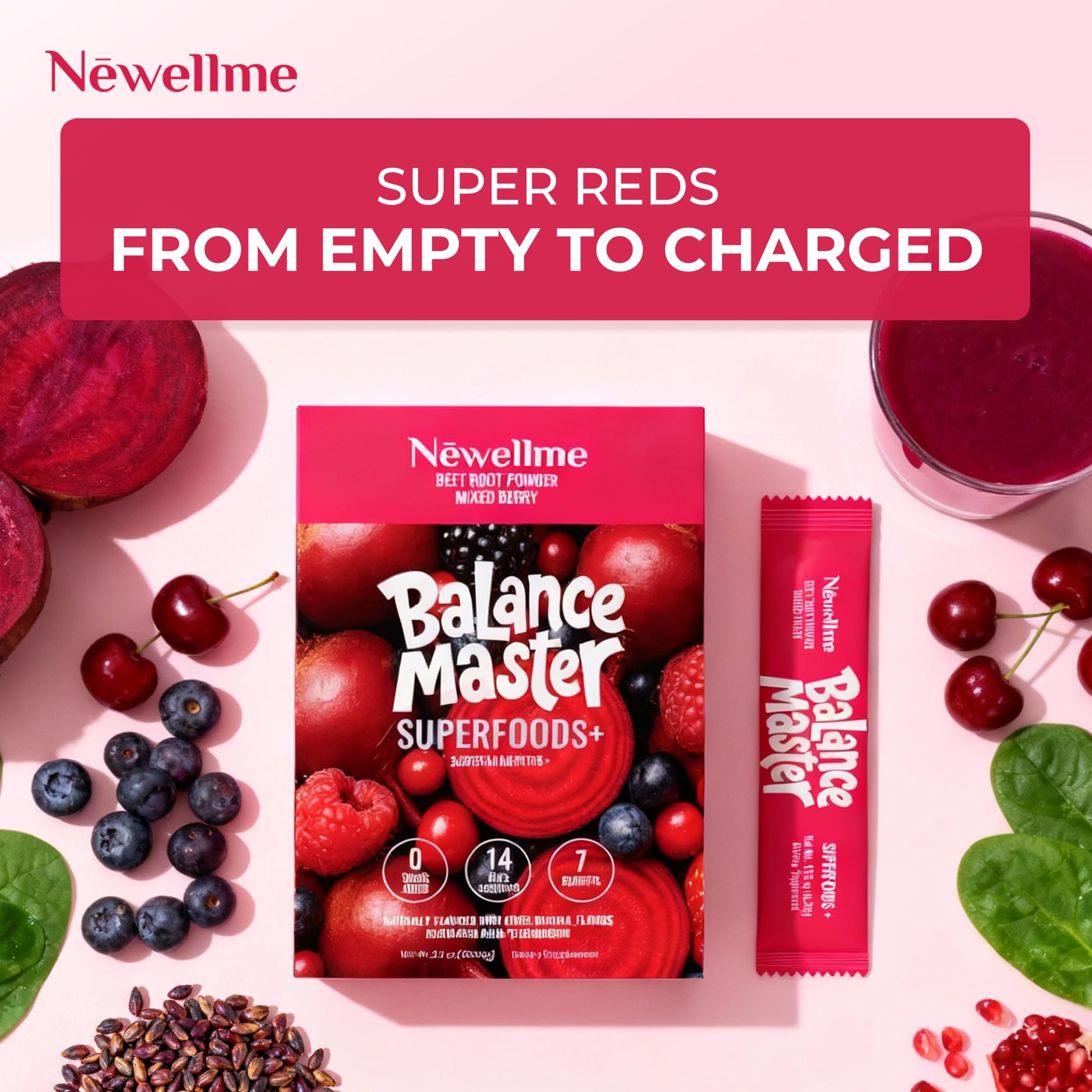 NEWELLME Betterave: monoxyde d’azote et circulation, énergie légère.