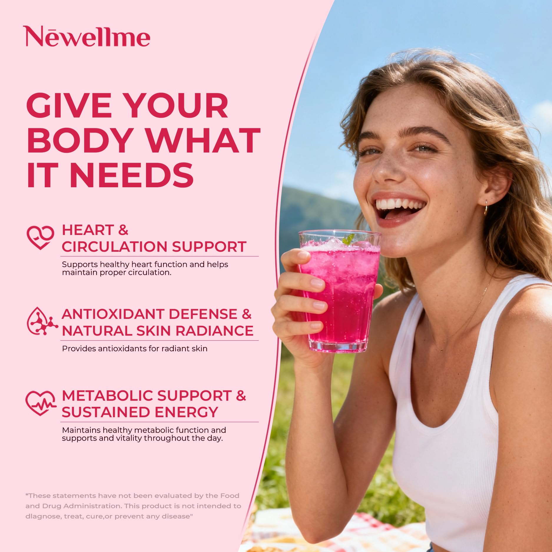 NEWELLME Sans sucre et sans gluten: mélange facile à préparer.