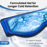 NEWGO bandeau tête gel amovible facilite l'utilisation et le nettoyage