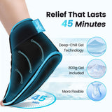NEWGO Botte glace pied-cheville-couverte assure une fixation sûre pendant la récupération.