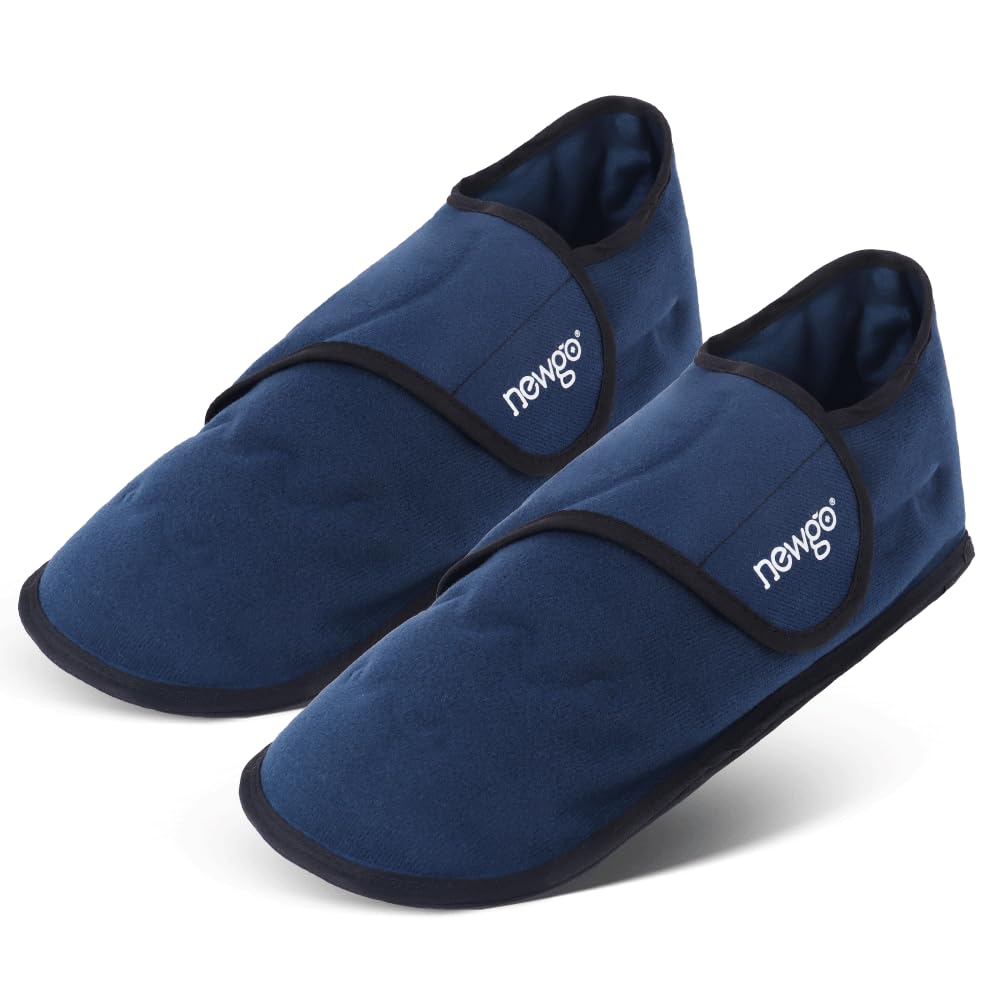 NEWGO chaussons-glace pied ensemble, couverture totale et confort