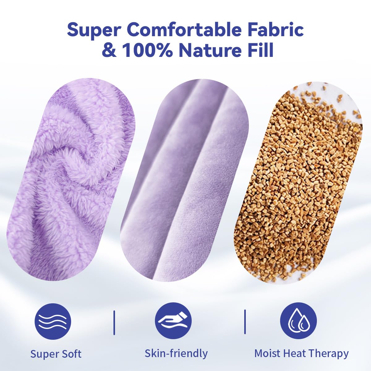 NEWGO coussin chauffant main toucher doux et chaleur apaisante