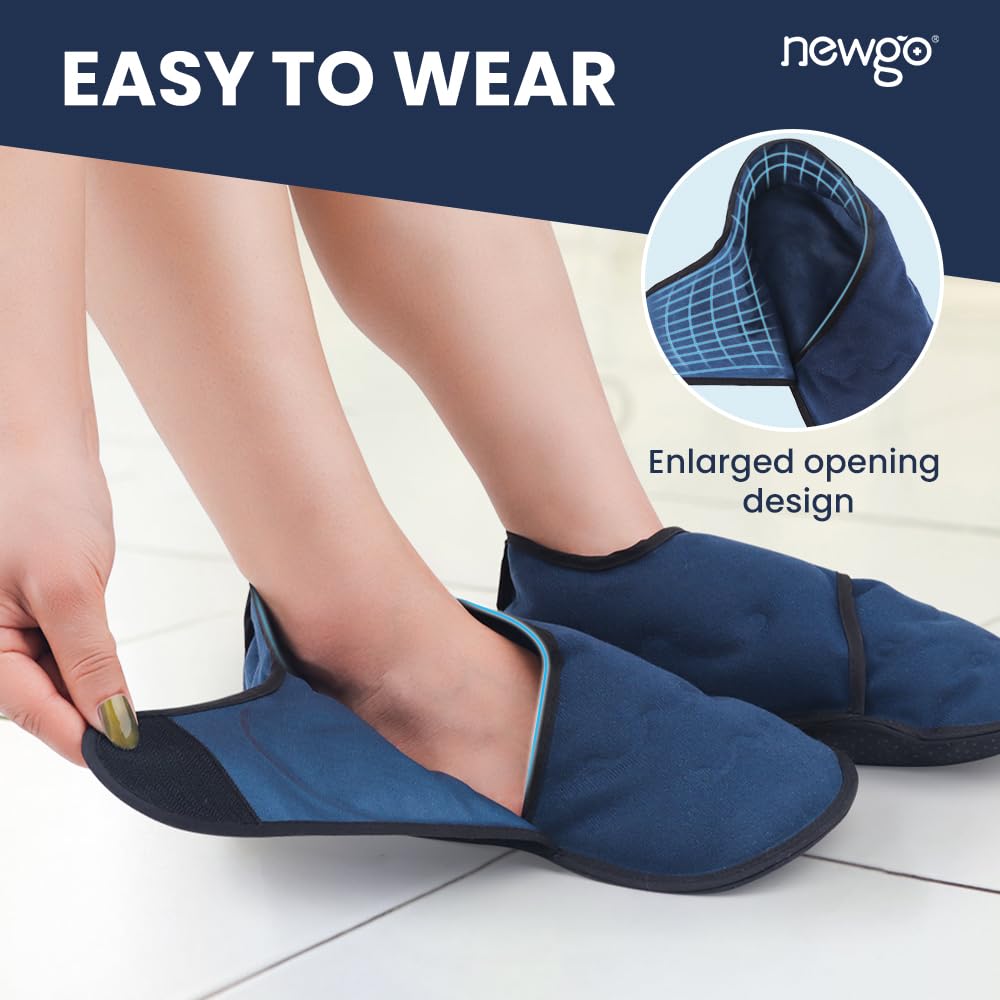 Fermeture velcro NEWGO, ajustement pour pieds gonflés