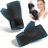 Gants NEWGO glacés pour mains et poignet, soulagement ciblé des douleurs et de l'inflammation.