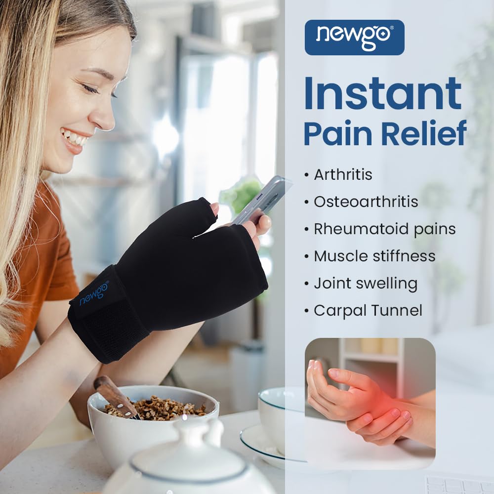 Gants NEWGO au poignet ajustable, maintien sécurisé sans glissement.