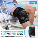 NEWGO glace genou – double-face pour transfert de chaleur ou de froid en douceur.