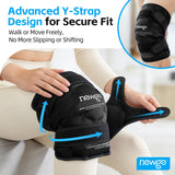 NEWGO glace genou – flexible même congelé pour un port confortable.