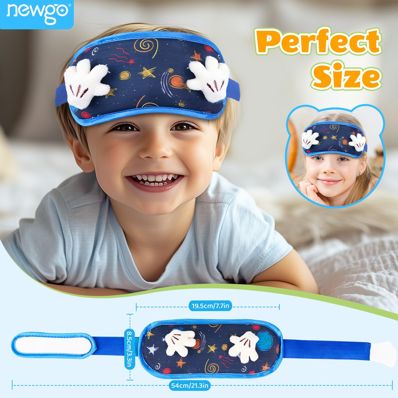 NEWGO Head Ice Pack attache ajustable pour un maintien sûr