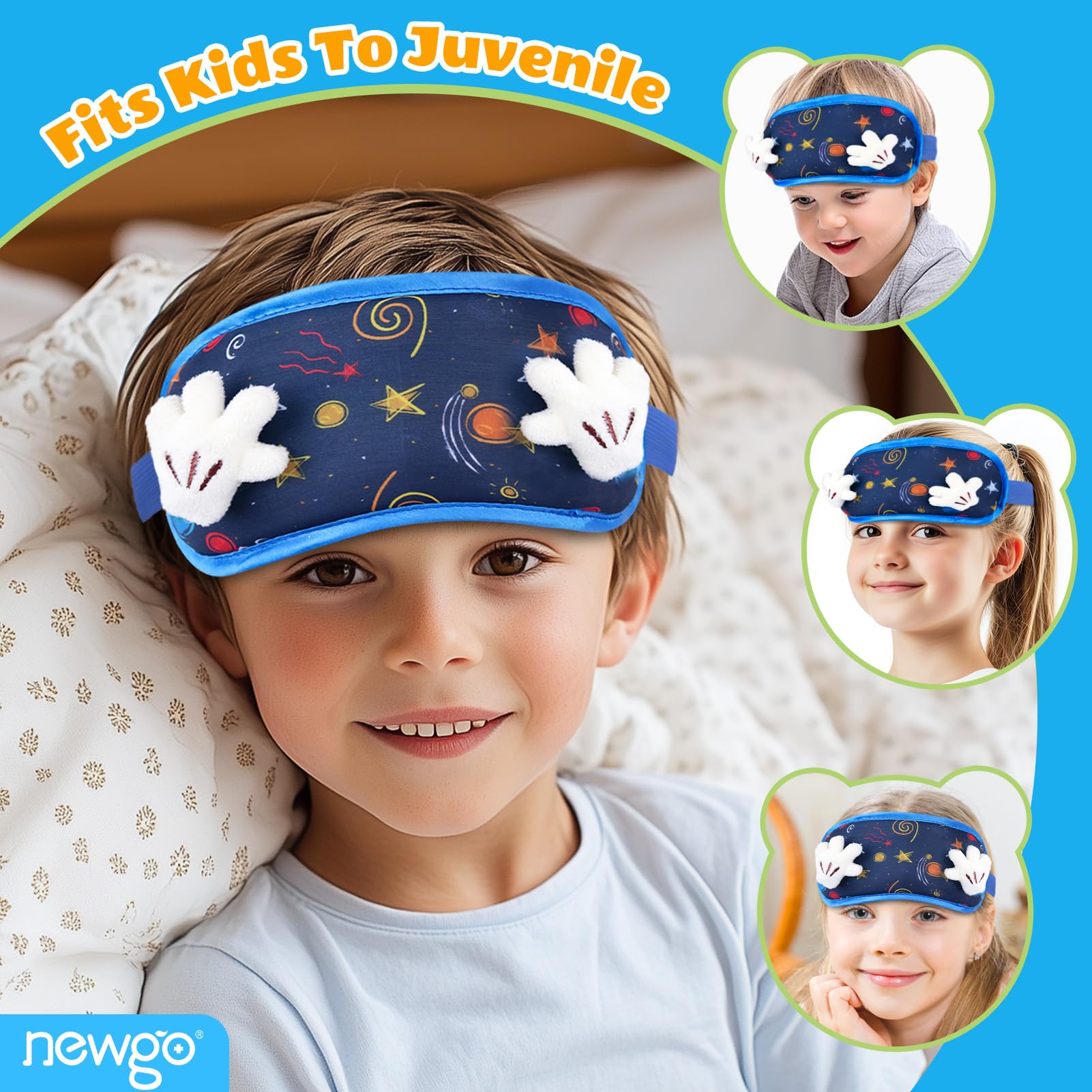 NEWGO Head Ice Pack tissu doux pour plus de confort