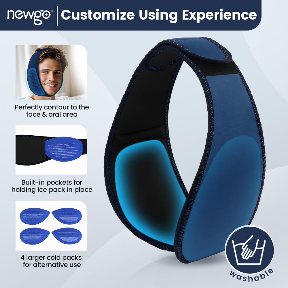 Le NEWGO housse glace visage dent offre confort et maintien.